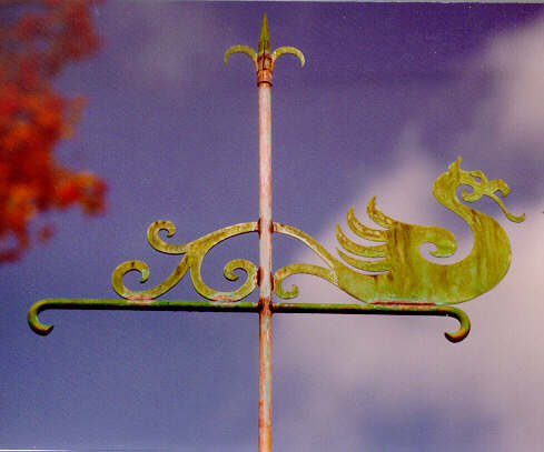 Denninger Dragon Bannerette Weather Vane