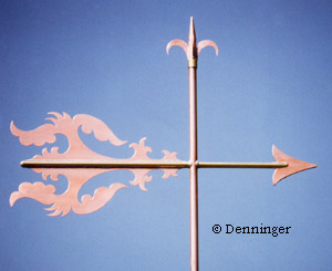 Denninger Roman Scroll Weathervane